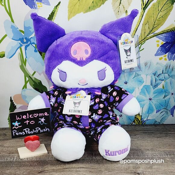 Build A Bear Sanrio 16" KUROMI, BAKU Mini 8" Hello Kitty Sleeper Plush Christmas - Picture 14 of 16